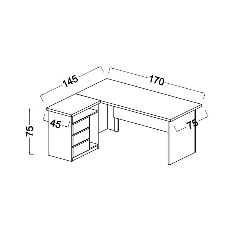 میز کارشناسی سینما چوب  مدل آژند - Thumbnail 1